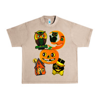 French Oak Vintage Halloween Urban Heavy Tee - minhPixels