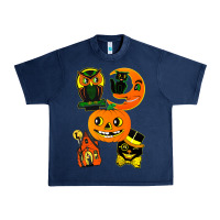 Navy Vintage Halloween Urban Heavy Tee - minhPixels