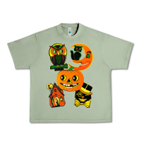 Oil Green Vintage Halloween Urban Heavy Tee - minhPixels