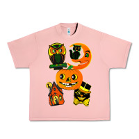 Salmon Vintage Halloween Urban Heavy Tee - minhPixels