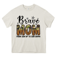 Cream brave mom from son up to son down Heavy Core Tee - LillyAllenDesigns
