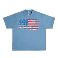 Pebble Blue Oil Rig Worker Roughnecks Oilfield Man Gift American Urban Heavy Tee - minhPixels
