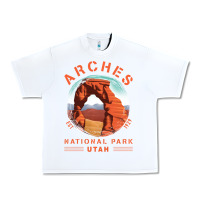 White Cool Arches National Park Utah Urban Heavy Tee - minhPixels
