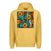 Antique Gold western cowboy boot seamless pattern Premium Hoodie - BundleAndBundleShop