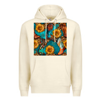 Sandshell western cowboy boot seamless pattern Premium Hoodie - BundleAndBundleShop
