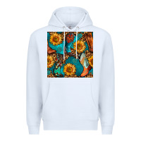 White western cowboy boot seamless pattern Premium Hoodie - BundleAndBundleShop