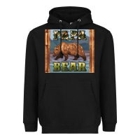 Black papar bear Heavyweight Hoodie - Artiststas