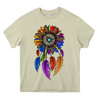 Mossy pride sunflower dreamcatcher Heavy Core Tee - JahusDesignShop