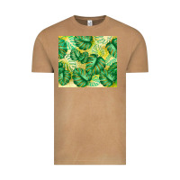 Vintage Camel monstera leaf Vintage Tee - TumblerDesignByShophia