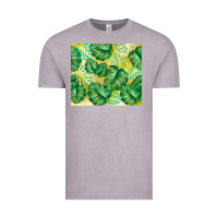 Vintage Zinc monstera leaf Vintage Tee - TumblerDesignByShophia