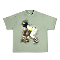 Oil Green Rickey Henderson Urban Heavy Tee - minhPixels