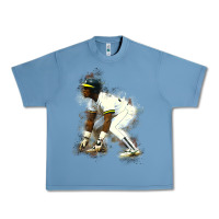 Pebble Blue Rickey Henderson Urban Heavy Tee - minhPixels