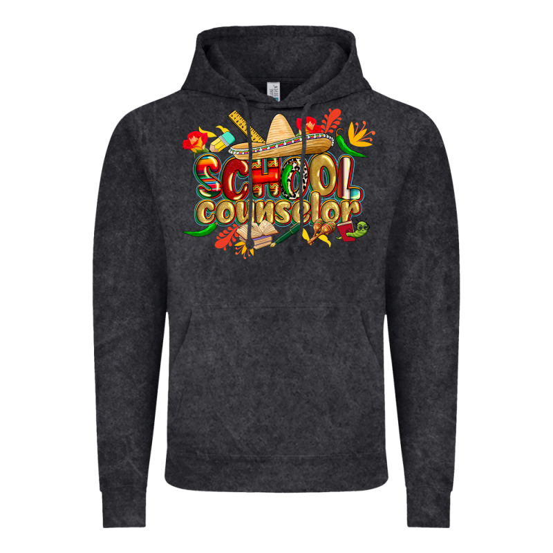 Cinco De Mayo School Counselor Vintage Hoodie by CowGirlArtShop | Teevron