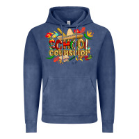 Vintage Denim cinco de mayo school counselor Vintage Hoodie - CowGirlArtShop