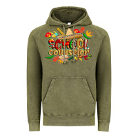 Vintage Olive cinco de mayo school counselor Vintage Hoodie - CowGirlArtShop