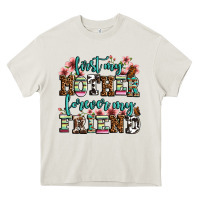 Cream first my mother forever my friend Heavy Core Tee - LillyAllenDesigns