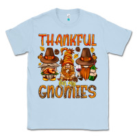 Dusty Blue thankful for my gnomies Classic Tee - NancyCooperArtShop