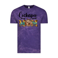 Cloud Purple Western Cockapoo Mom Vintage Tee - RanaPortraitStore
