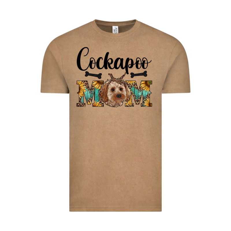 Western Cockapoo Mom Vintage Tee by RanaPortraitStore | Teevron