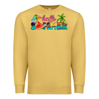 Antique Gold hello summer Premium Sweatshirt - Artiststas