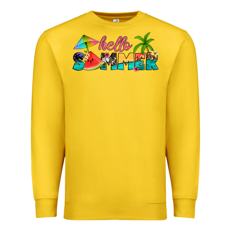Hello Summer Premium Sweatshirt by Artiststas | Teevron