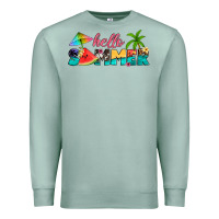 Seafoam hello summer Premium Sweatshirt - Artiststas