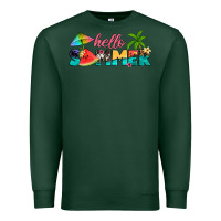 Sports Green hello summer Premium Sweatshirt - Artiststas