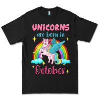 Black unicorns are born in october Premium Tee - Jasminsmagicworld