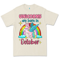 Bone unicorns are born in october Premium Tee - Jasminsmagicworld