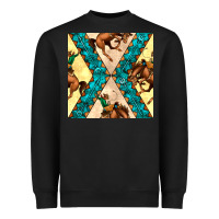 Black native american aztec seamless pattern 6 Heavyweight Sweatshirt - BundleAndBundleShop