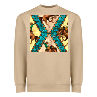 Mushroom native american aztec seamless pattern 6 Heavyweight Sweatshirt - BundleAndBundleShop