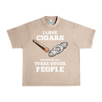 French Oak Funny Cigar Accessories Gift Set Cigar Lover Smokers Party Urban Heavy Tee - minhPixels