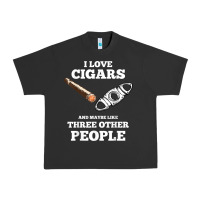 Pigment Black Funny Cigar Accessories Gift Set Cigar Lover Smokers Party Urban Heavy Tee - minhPixels