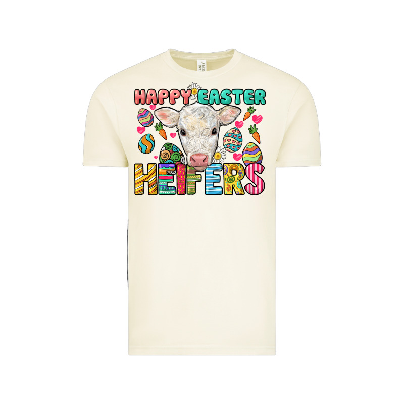 Happy Easter Heifers Easter Day Vintage Tee by HowdyJamesFarm | Teevron