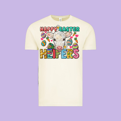 Happy Easter Heifers Easter Day Vintage Tee Designed By Howdyjamesfarm
