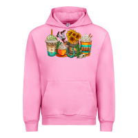 Fuchsia Pink rodeo coffee cups Urban Hoodie - AdoDesignShop