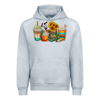 Heather Grey rodeo coffee cups Urban Hoodie - AdoDesignShop