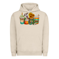 Pigment French Oak rodeo coffee cups Urban Hoodie - AdoDesignShop