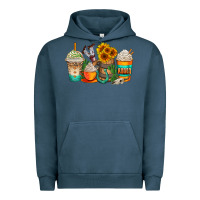 Pigment Midnight Navy rodeo coffee cups Urban Hoodie - AdoDesignShop