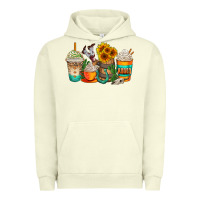 Pigment Pistachio rodeo coffee cups Urban Hoodie - AdoDesignShop