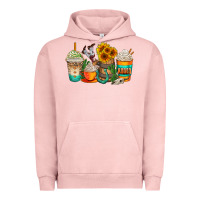 Pigment Salmon rodeo coffee cups Urban Hoodie - AdoDesignShop