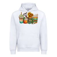 White rodeo coffee cups Urban Hoodie - AdoDesignShop
