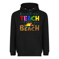 Black first we teach then we beach Heavyweight Hoodie - Artiststas