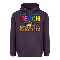 Plum first we teach then we beach Heavyweight Hoodie - Artiststas