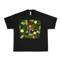 Black wizard girl with magic Urban Heavy Tee - TumblerDesignByShophia