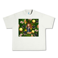 Pistachio wizard girl with magic Urban Heavy Tee - TumblerDesignByShophia