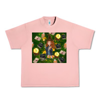 Salmon wizard girl with magic Urban Heavy Tee - TumblerDesignByShophia