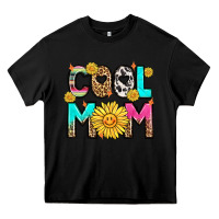Black cool mom Heavy Core Tee - LillyAllenDesigns