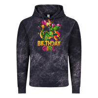 Cloud Black 2rd birthday girl t rex pink Vintage Hoodie - CowGirlArtShop
