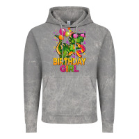 Cloud Rock 2rd birthday girl t rex pink Vintage Hoodie - CowGirlArtShop
